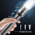 Adjustable Focus Zoom 5 Light Modes LED Flashlight